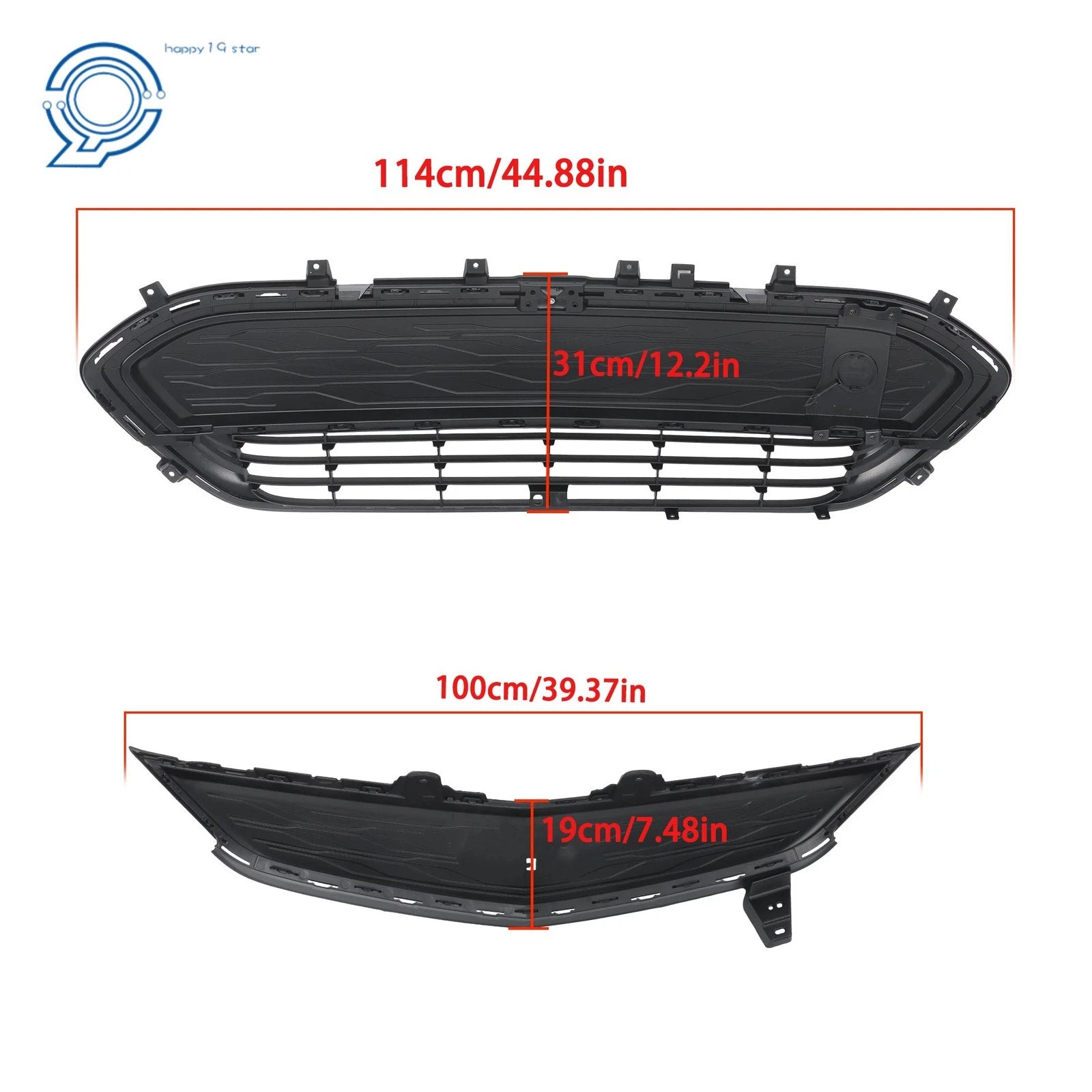 Front Bumper Grille Set for Chevrolet Bolt EV (2017-2021)