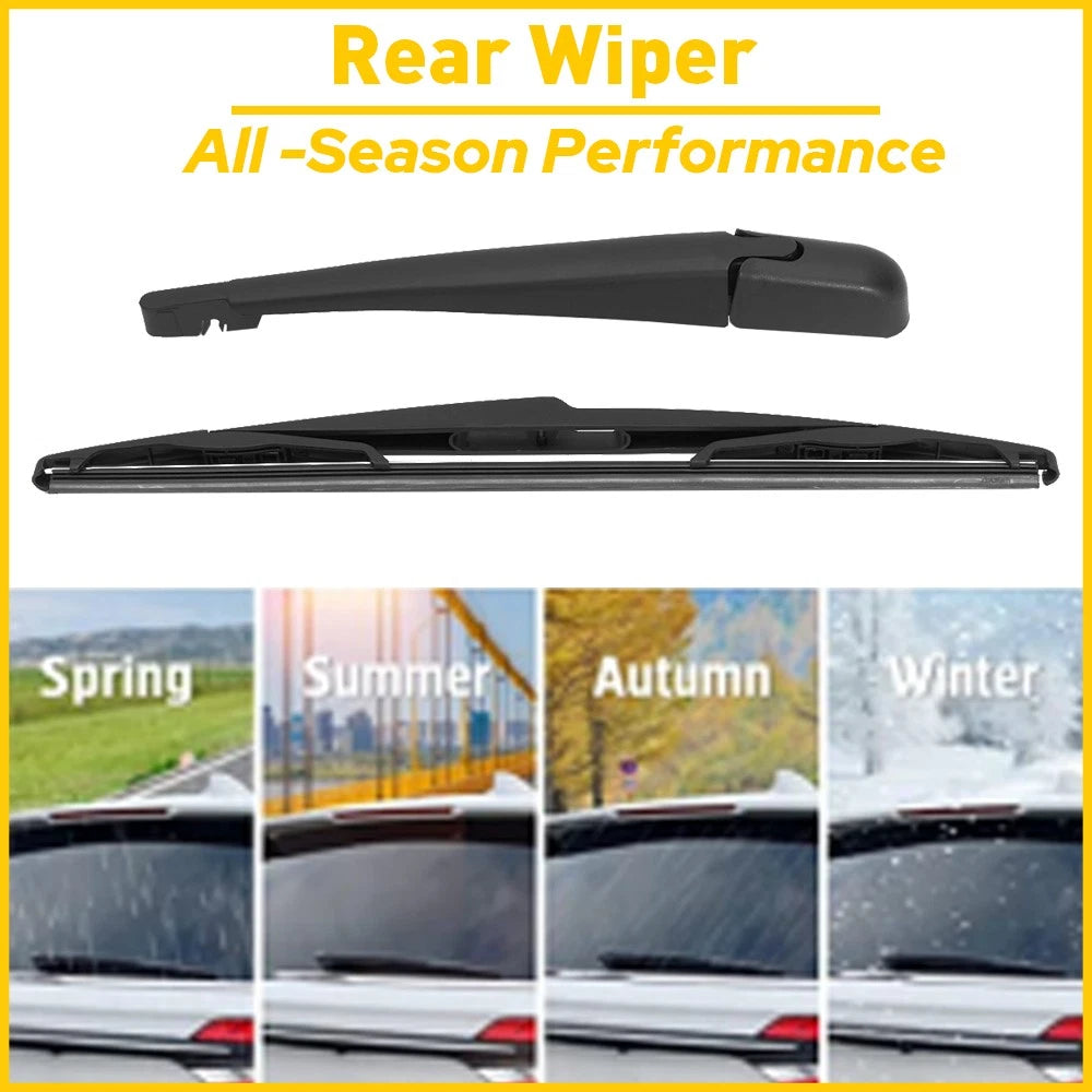 Set of 2 Rear Windshield Wiper Arm Blades for Nissan Versa (2007–2012)