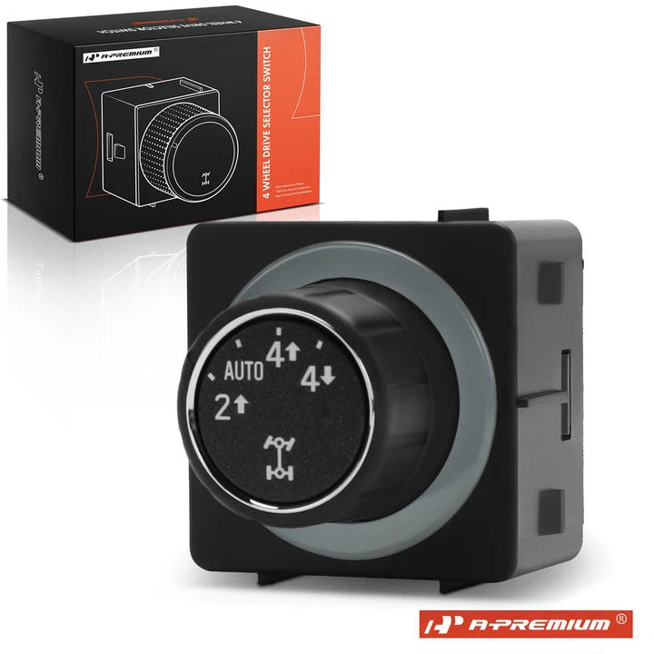 Transfer Case 4WD Selector Control Switch for Chevy Silverado 1500 (2007â2013)