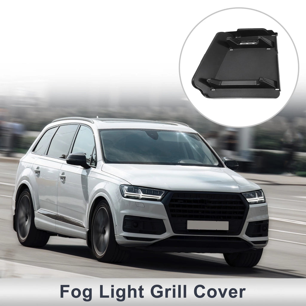 1 Pc Fog Light Grill for Audi Q7 (2016–2019) ABS Black