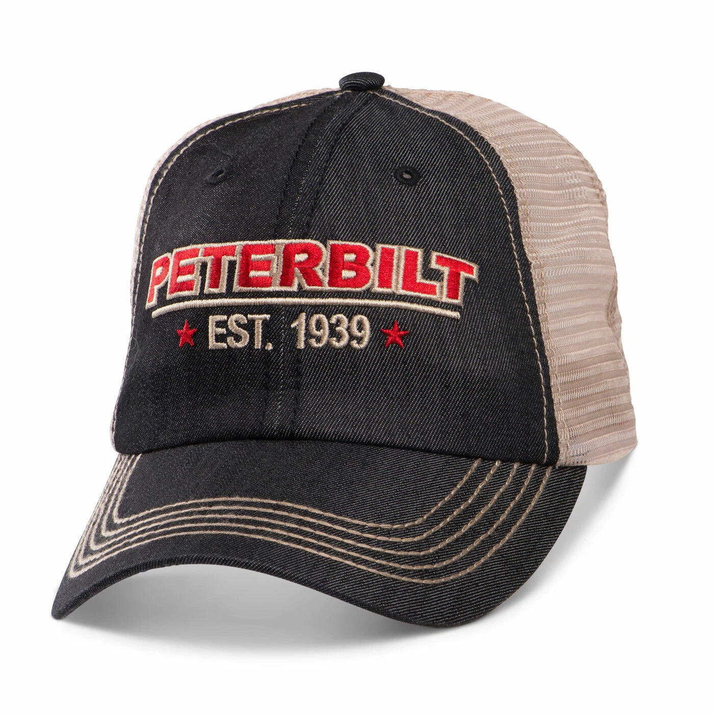 Embroidered Trucker Hat for Peterbilt Motors (Fits Most Models)