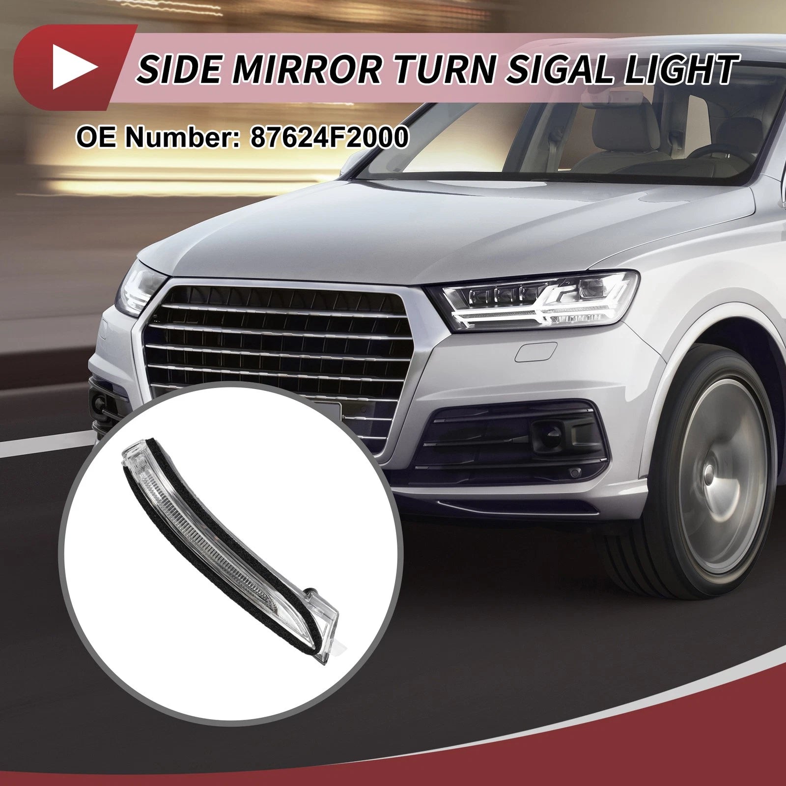 LED Turn Signal Light for Hyundai Elantra AD Right (2016–2020) No. 87624F2000