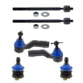 Set of 4 Mevotech Supreme Tie Rod Ends & Sway Bar Links for Mazda 3 (2004–2013)