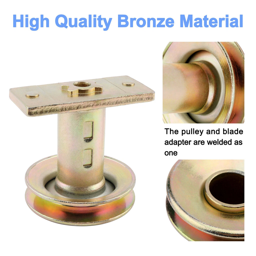 Lawn Mower Blade Adapter with Pulley for MTD Gold Pro Yard-Man Troy-Bilt