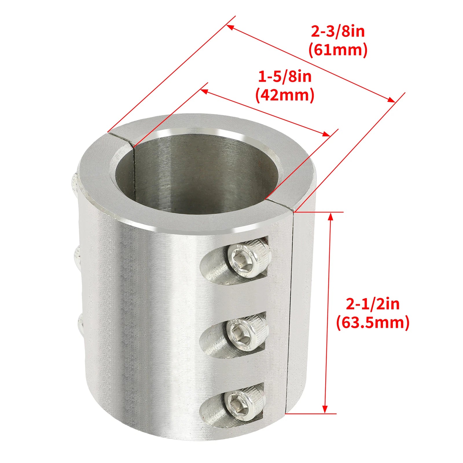 Set of 2 Roll Cage Mounts Split Collar Tube Clamps for Universal Fit
