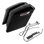 Stretched Saddlebag Speaker Lids Conversion Bracket for Harley Softail (1984–2017)
