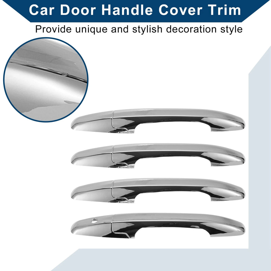 Car Door Handle Cover Trim for Honda Civic (2006–2011) Silver Tone