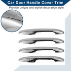 Car Door Handle Cover Trim for Honda Civic (2006–2011) Silver Tone