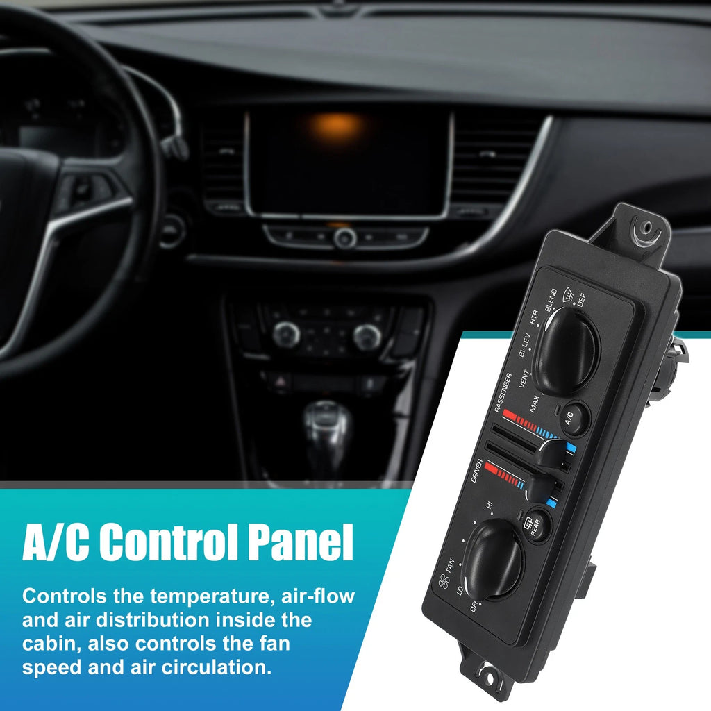 Climate Control Switch Panel for Buick (10308120, 1572734)