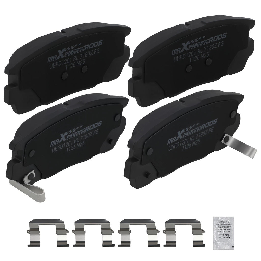 Rear Ceramic Brake Pads Kit for Pontiac Torrent (2007–2009) / GMC Terrain (2010–2017)