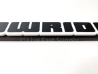 Matte Black Premium License Plate Frame with White Outline for Chevrolet Camaro (2010–2015)