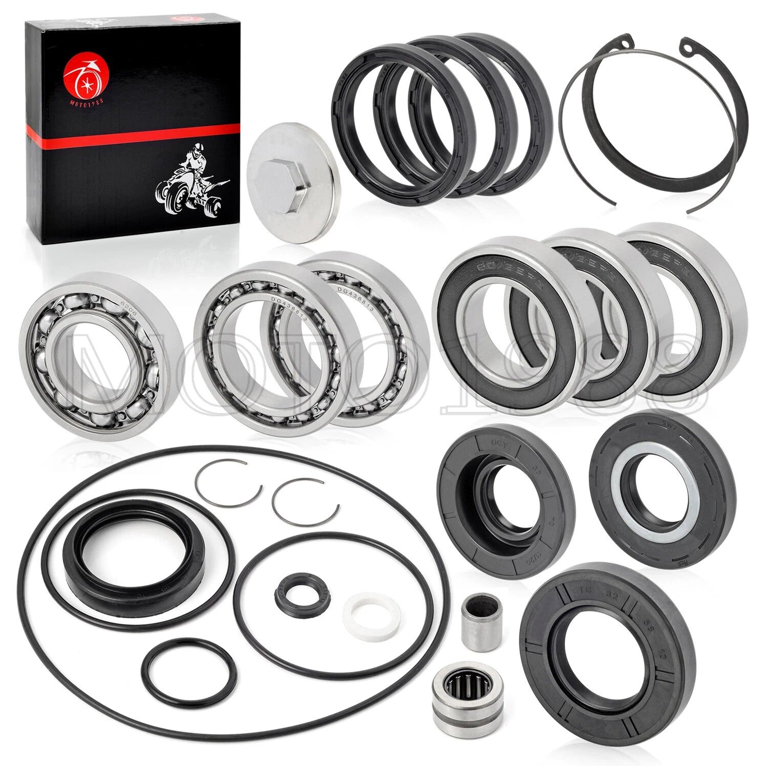 Rear Axle & Differential Bearing Seal Kit for Honda TRX250EX TRX250X (2001–2020)