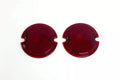 Tail Light Lens Glass Pair Replacement for 1933–1936 Ford