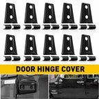 10pc Hood Hinge Set for Jeep Wrangler JK Unlimited (2007–2018)