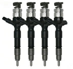 Fuel Injector 4x for Toyota Hilux Hiace D4D 1KD-FTV 2KD-FTV (2004–2023)