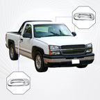 1 Pair Exterior Door Handle Cover for Chevrolet Tahoe (2000–2006) 1 Keyhole