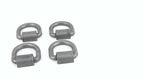 Set of 4 Weld-On Forged D Rings for Heavy Duty Applications