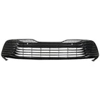 Replacement Gray Polypropylene Front Lower Grille w/Park Assist Sensor Holes