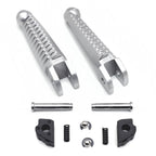 Silver Rear Passenger Footpeg Footrest for Ducati 848 (2008), 1098/S (2007-2008), 1098 (2010-2011)