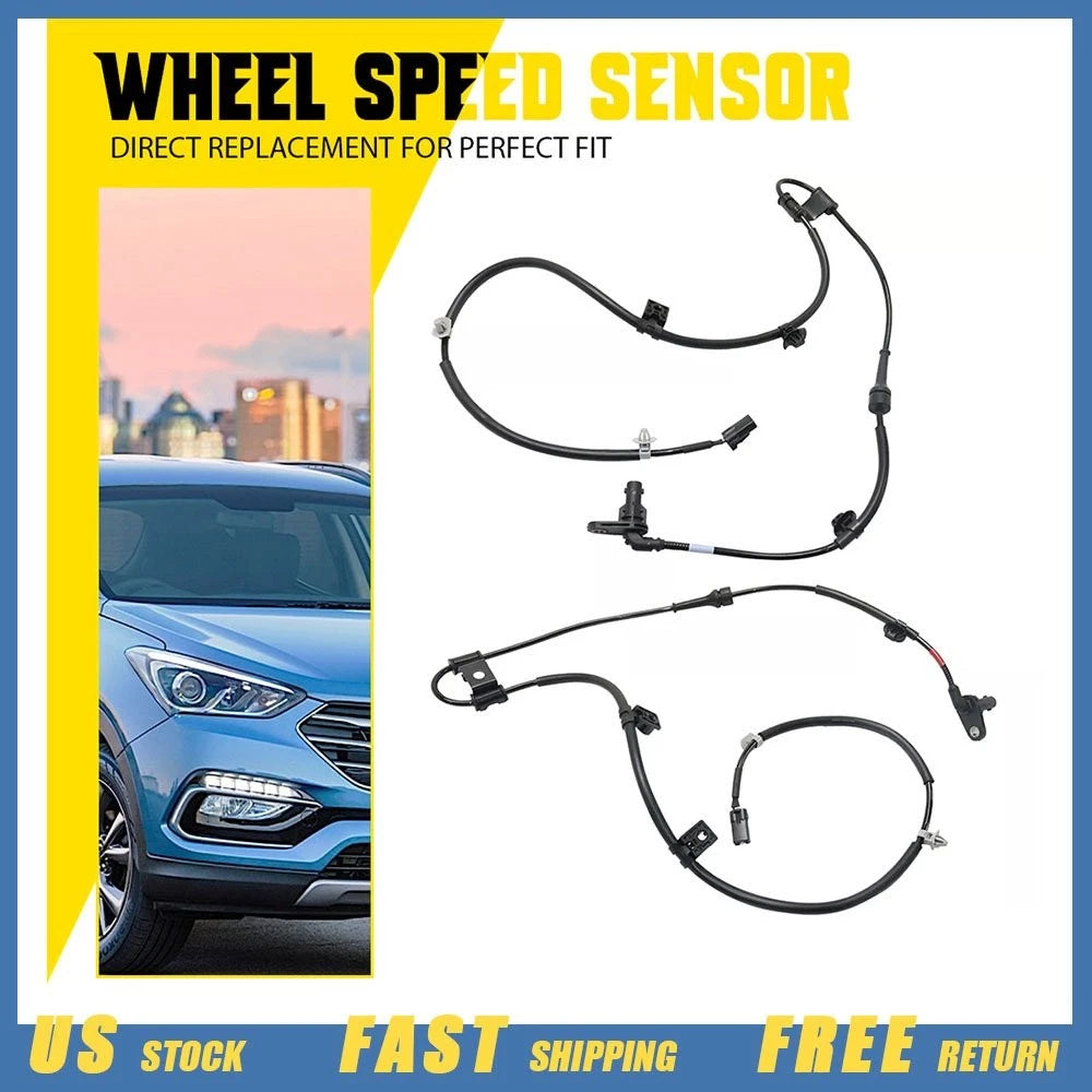 2X ABS Wheel Speed Sensor for Hyundai Santa Fe (2013–2018)