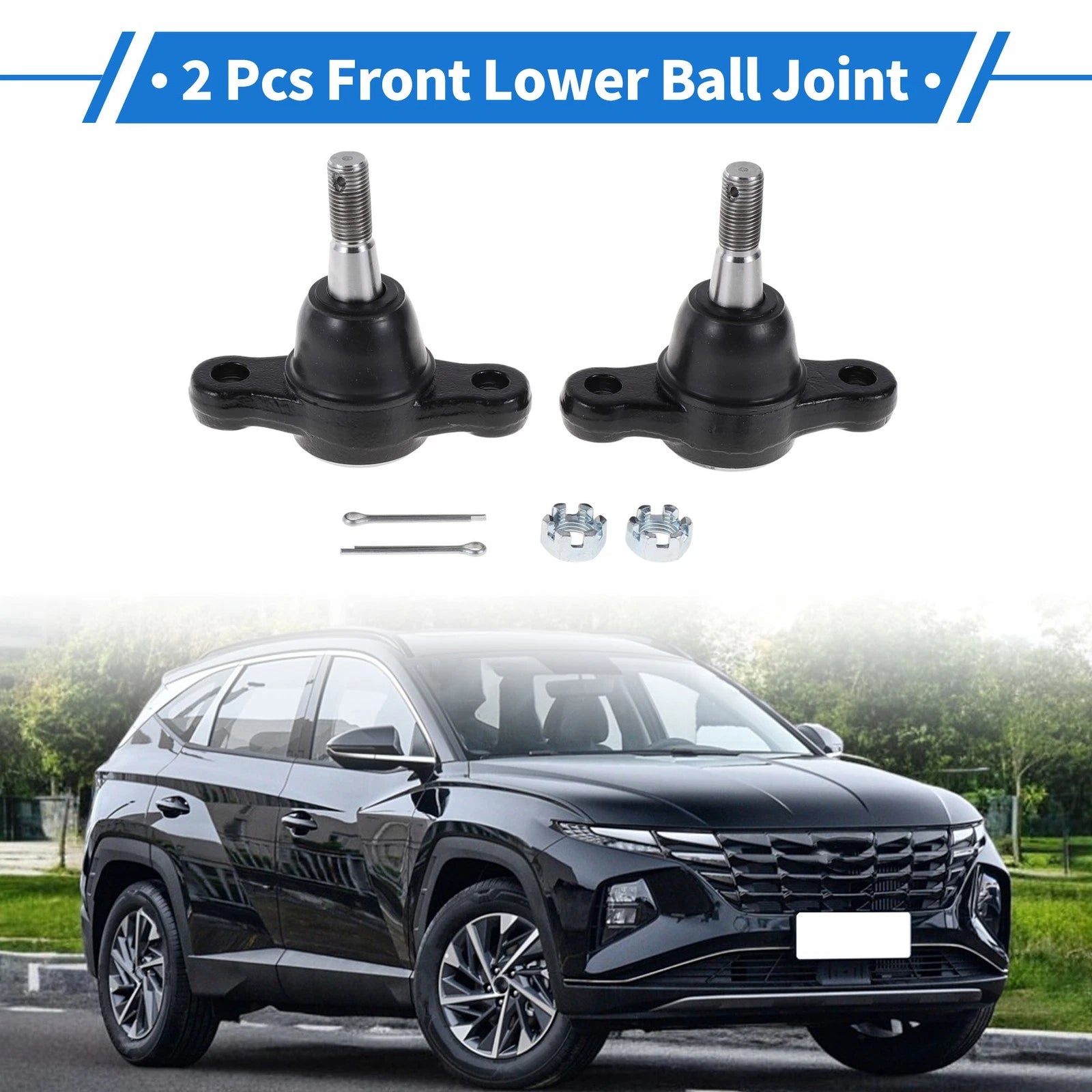 2X Front Lower Ball Joints for Hyundai Sonata (2006–2010) K500035/517603K000