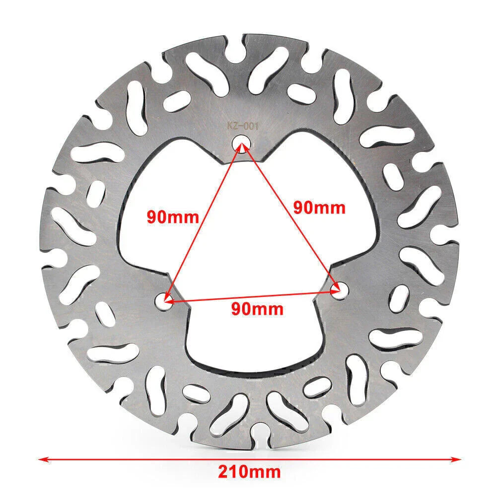 Rear Brake Disc Rotor for Yamaha TZR125 TZM150 FZR250 FZR400