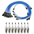 NGK Wire Set & Denso 8 Iridium TT Spark Plugs Kit for Camaro Corvette Malibu (V8)