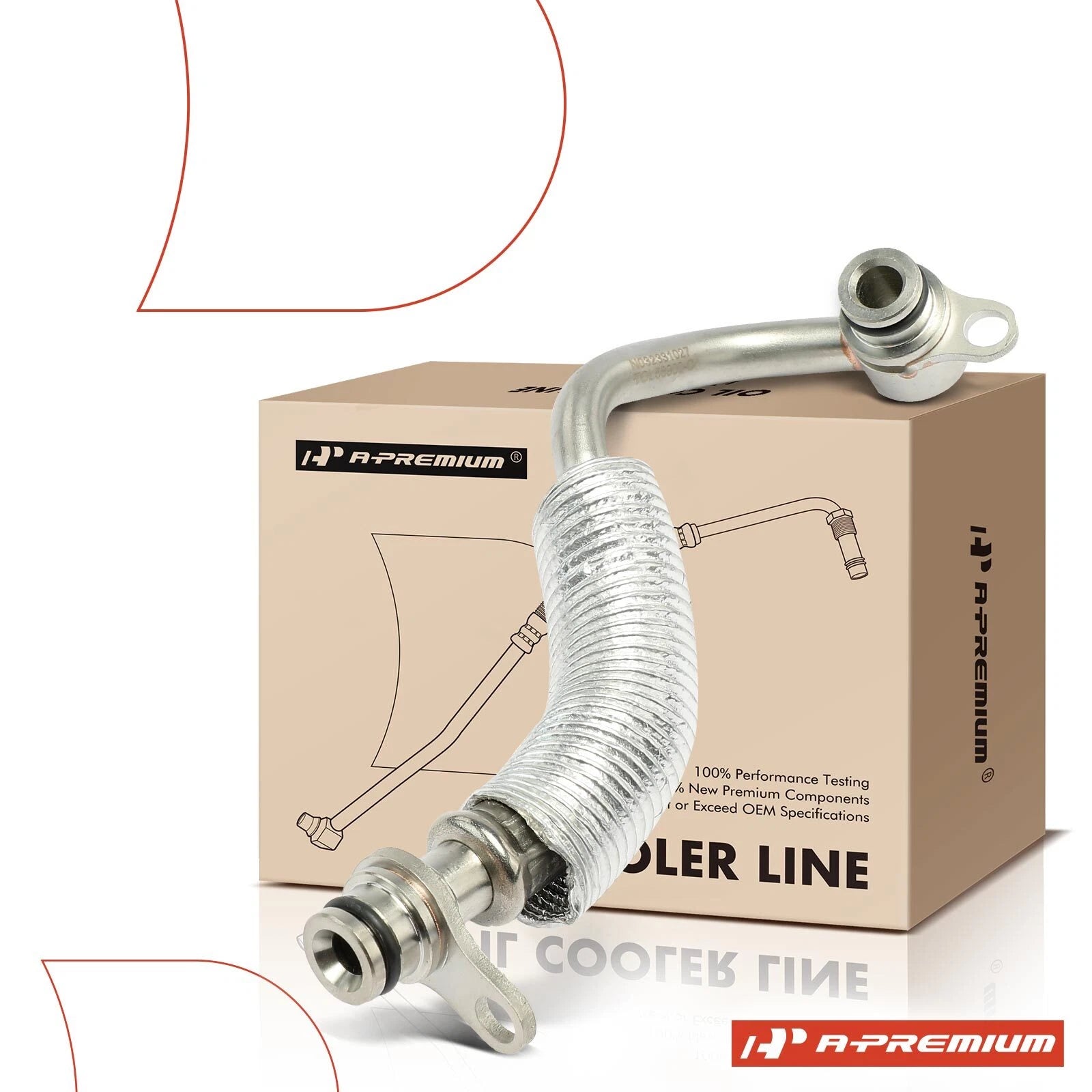 Turbocharger Coolant Return Line for BMW 135i 2008–2013, 535i 2008–2011