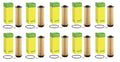 Set of 10 Engine Oil Filters for BMW E89 F22 F23 F30 F33 F34 F36 G05 G07