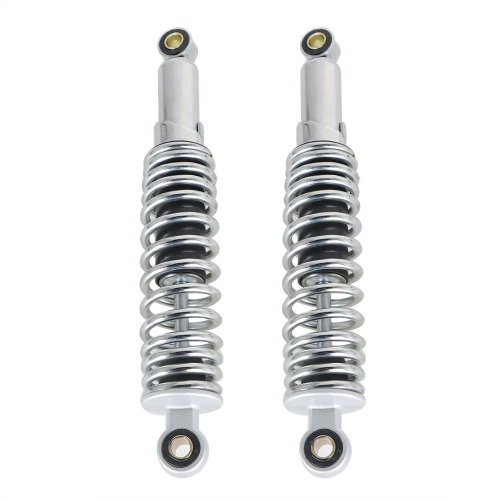 2X Chrome Rear Shock Absorbers for Harley FXR Sportster XL883 1200 (1972–2019)