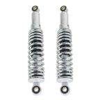 2X Chrome Rear Shock Absorbers for Harley FXR Sportster XL883 1200 (1972–2019)