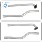 Flex Pipe with Catalytic Converter for Chevy Prizm, Toyota Corolla (1998-2002)
