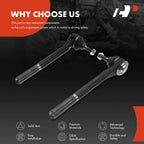 2X Front Outer Tie Rod Ends for Chevrolet Blazer GMC Jimmy (1995-2005)