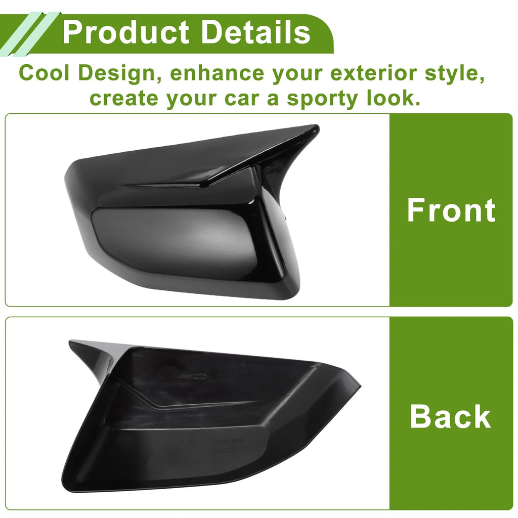 1 Pair Gloss Black Mirror Cover Caps for Chevrolet Colorado (2023–2025)