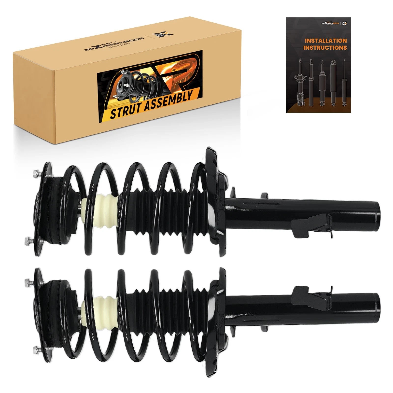 2X Complete Struts & Coil Spring Assemblies for Volvo S80 (2007–2013)