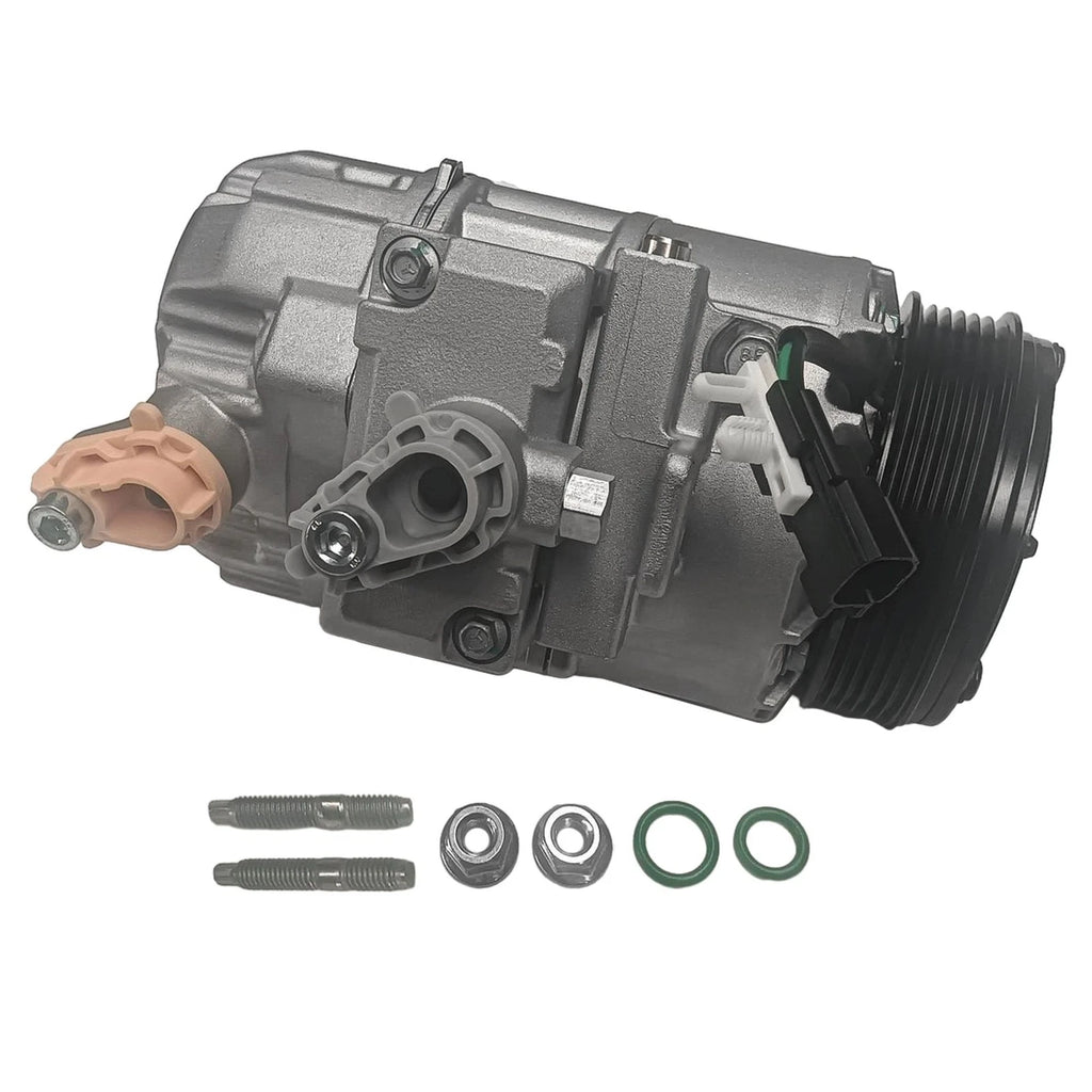 AC Compressor with 6-Groove Pulley for Ford F-250 F-350 Super Duty (2020–2022)