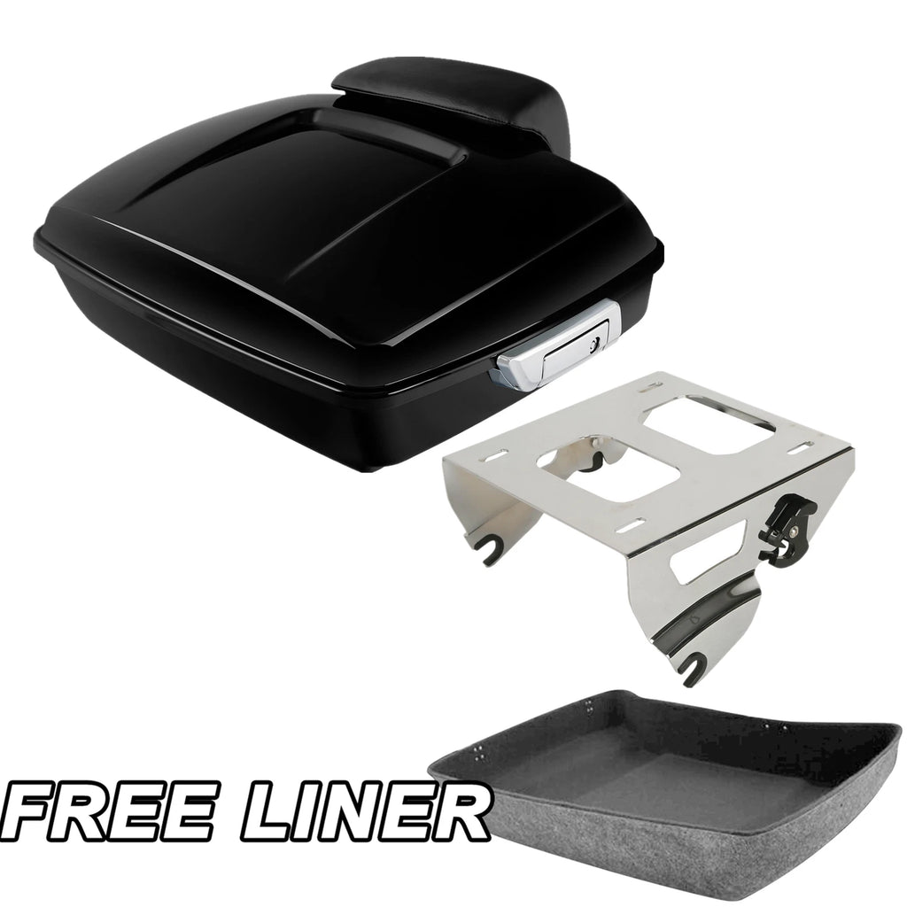 Chopped Trunk Backrest Pad for Harley Electra Glide (2014–2026)