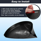 2 x Left & Right Ox Horn Wing Mirror Covers for Honda Civic (2022-2025)