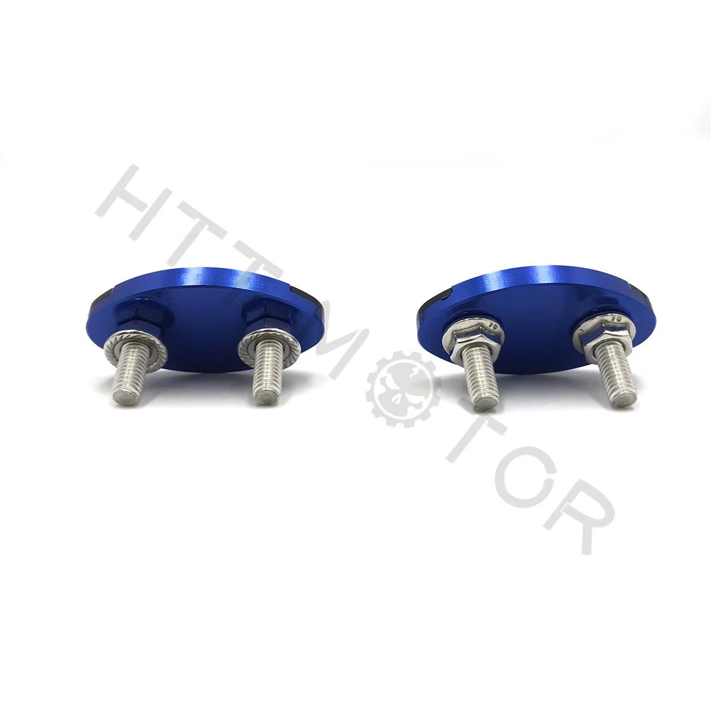 Mirror Block Off Plates for BMW S1000RR (2013–2018) Blue