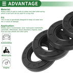 5 Pcs Oil Seal TG4 Lip Seal Ring for Rotary Shaft (30x52x10mm)