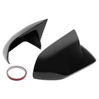 Exterior Mirror Shell for Ford Mustang 2015-23 FR3B-17683 FR3Z-17682 Black Front