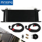 Oil Cooler Kit Universal 10 Rows AN10 Aluminium Alloy
