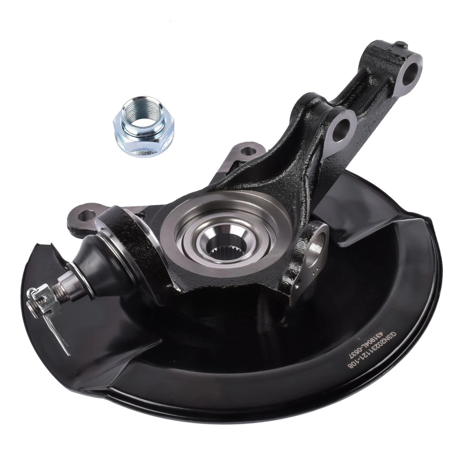 Front Left Steering Knuckle & Wheel Hub Bearing 698-495 for Honda Civic (2003–2005)