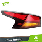 Rear Outer Tail Light Assembly Chrome for Nissan Altima (2019–2020) Left