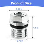 Aluminum Engine Oil Drain Plug w/O-Ring for FR600V, FR651V, FR691V, FR730V