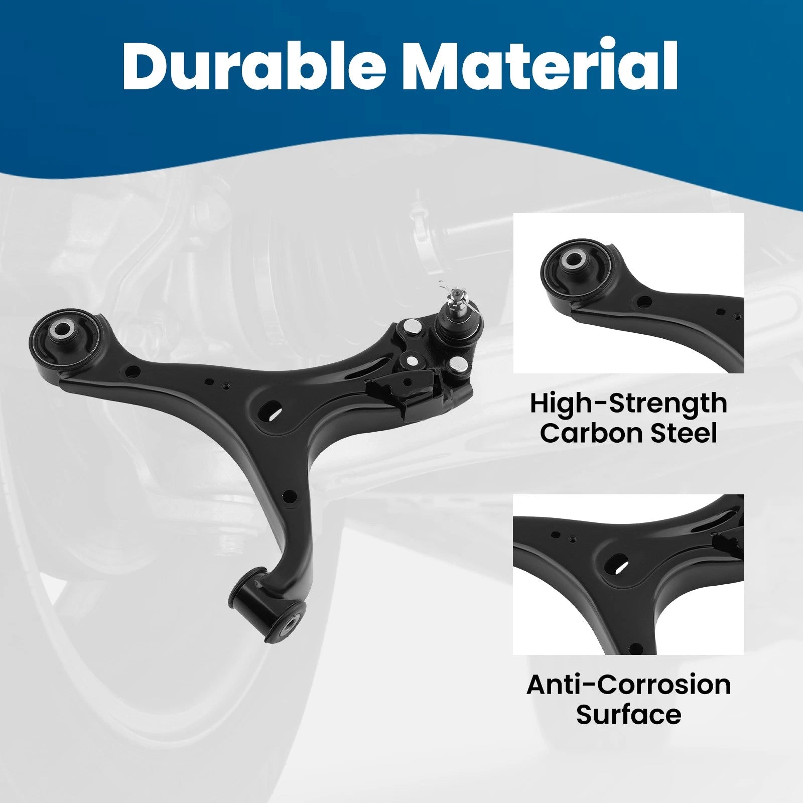 Front Right Lower Control Arm w/ Ball Joint for Honda Civic (2012–2015)
