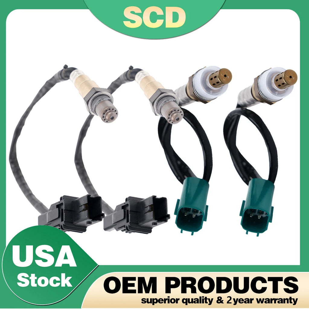 4X Oxygen Sensor for Nissan Murano (2004–2007) 3.5L Upstream & Downstream