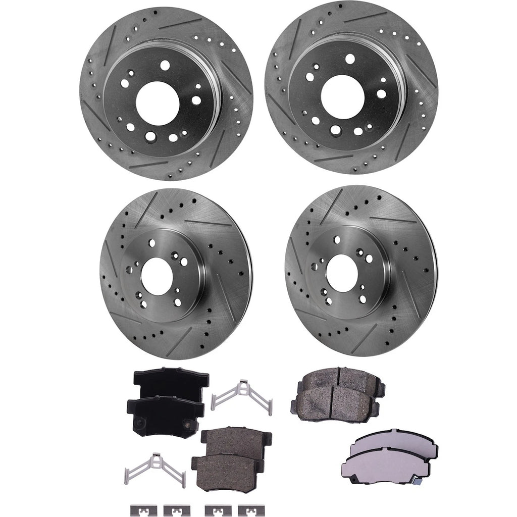 Brake Disc Rotors and Pads Kit for Acura TL (2004–2008)