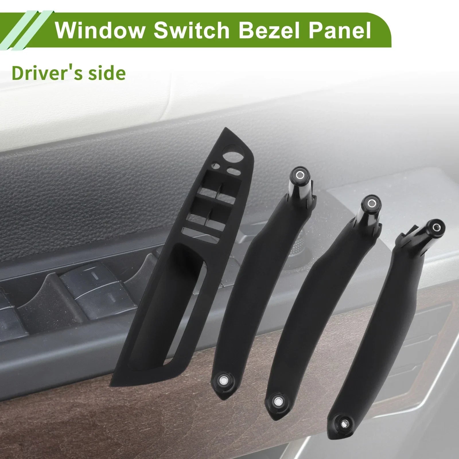 1 Set Driver's Side Window Switch Bezel Cover for BMW X5 (2008 - 2013)