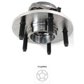 Wheel Hub for Ford Expedition (2000–2002) Front 5 Lug with Bearing/Sensor 4WD